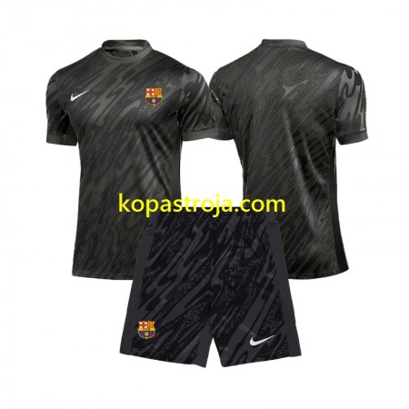 Billiga Fotbollströjor FC Barcelona Målvakt Barn Tredje tröja 2024/25 Kortärmad